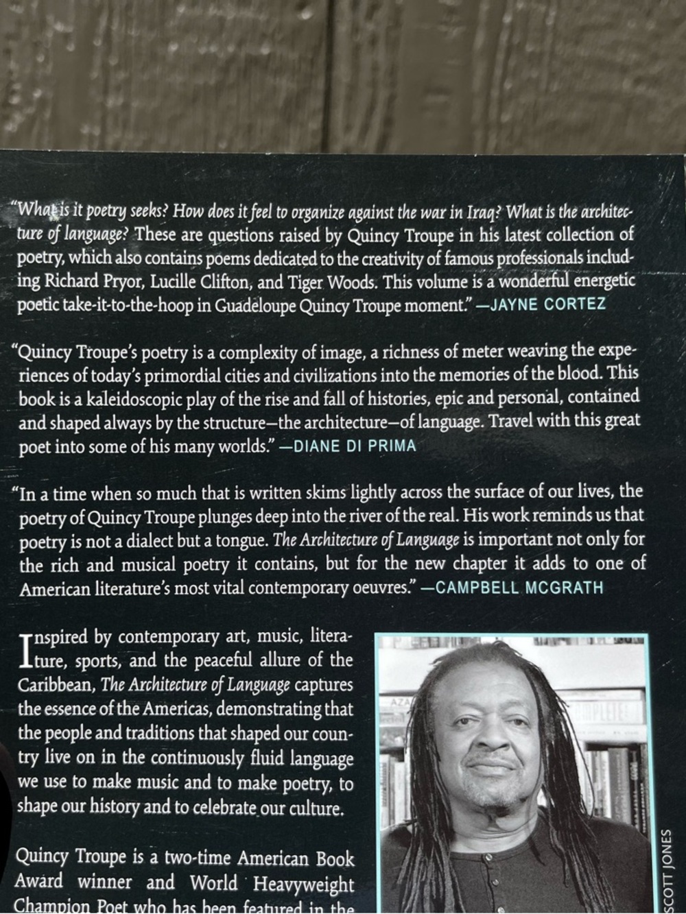 The Architecture of Language Poems by Quincy Troupe TPB 1st printing 1st edition - Picture 4 of 14